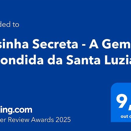 Casinha Secreta - A Gema Escondida Da Santa Luzia Apartment Санта Лусия Екстериор снимка